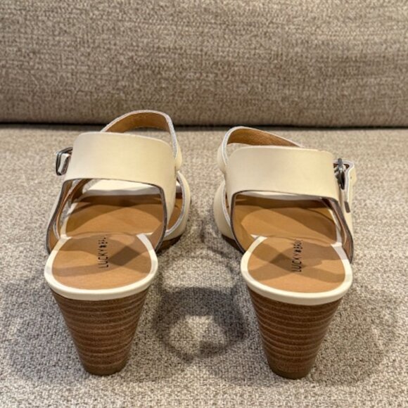 Lucky Brand Jaidan Kara Calf Sandal (Linen Color) - Picture 3 of 5